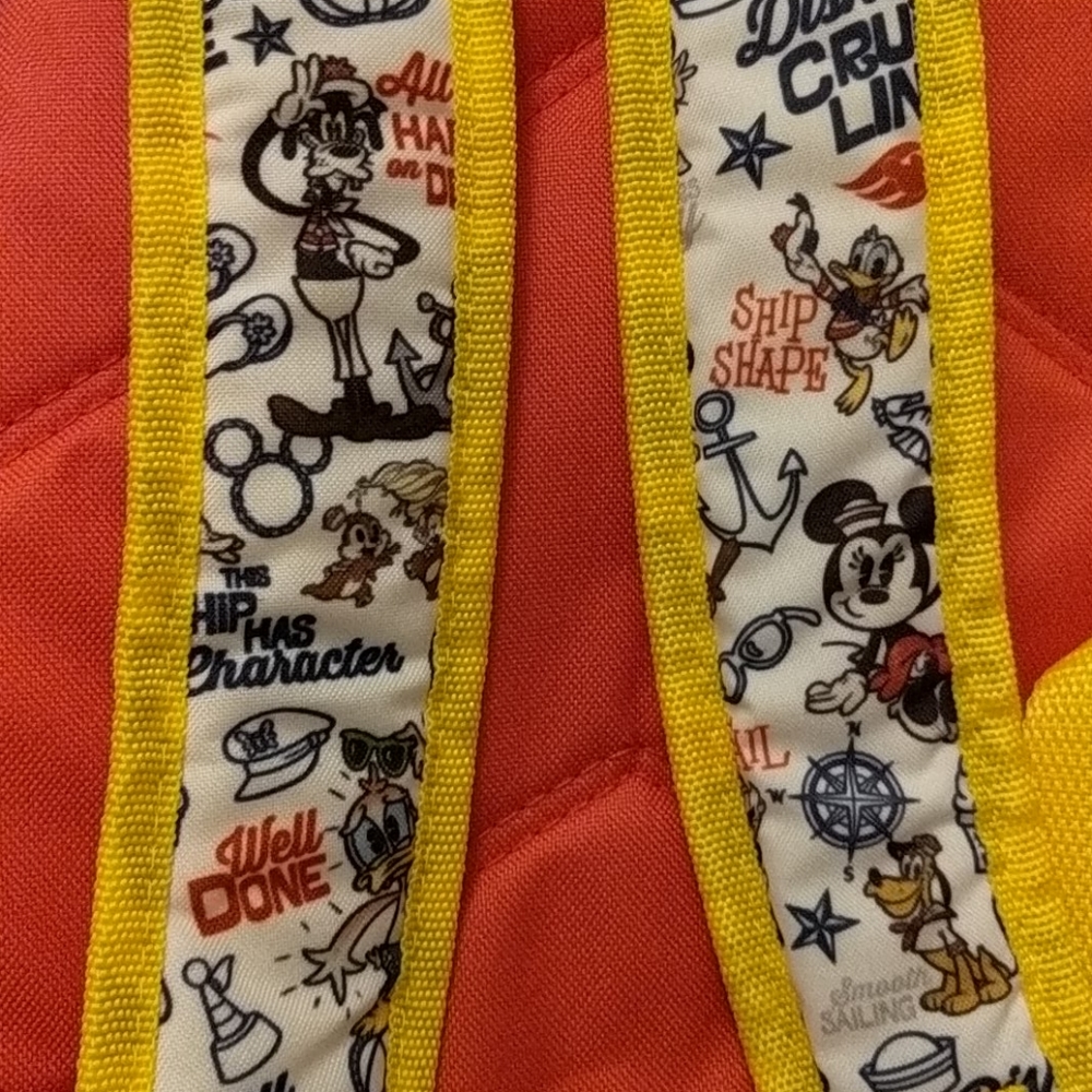 Disney Cruise Lines Mickey & Friends Navy Backpack - Picture 8 of 8